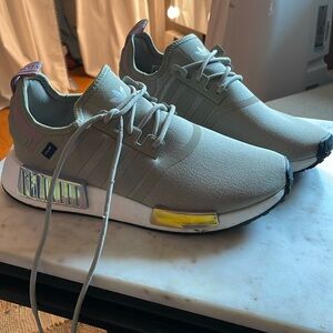 Size 8 1/2 Addidas; slip on and tie; worn once only indoors